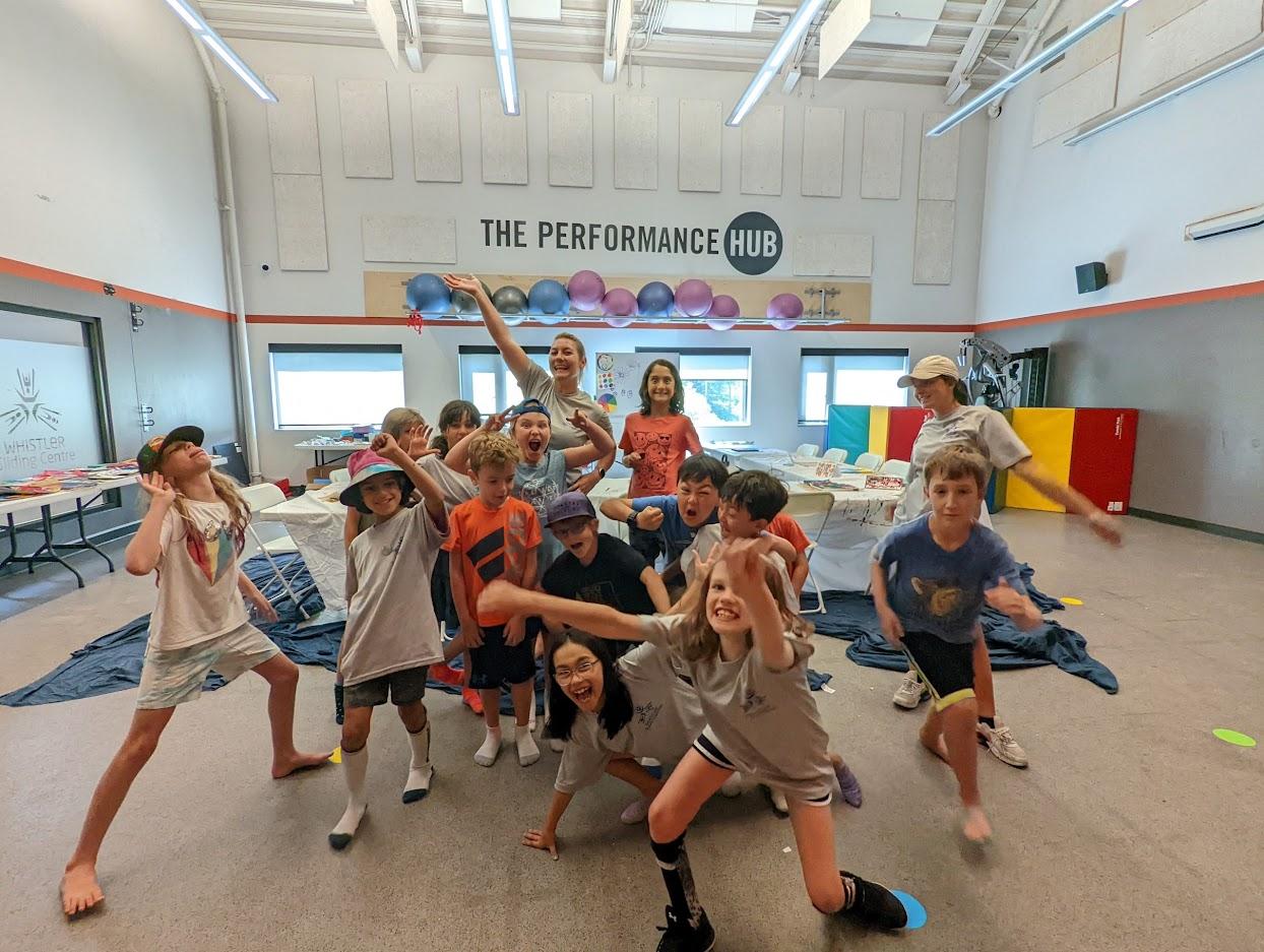 Group of kids at summer camp