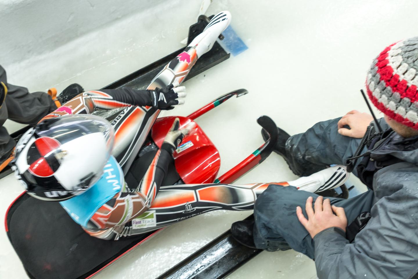 Junior Luger at Whistler Sliding Centre
